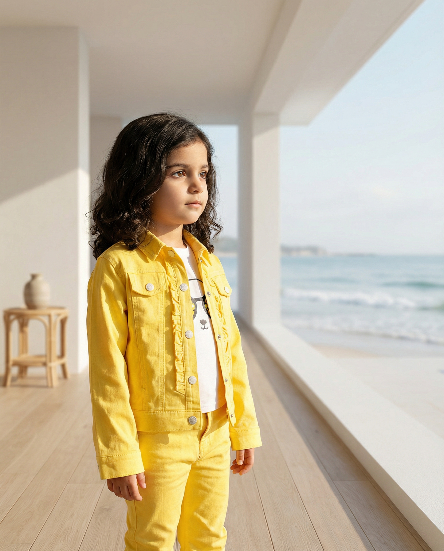 The Placket Ruffle Jacket