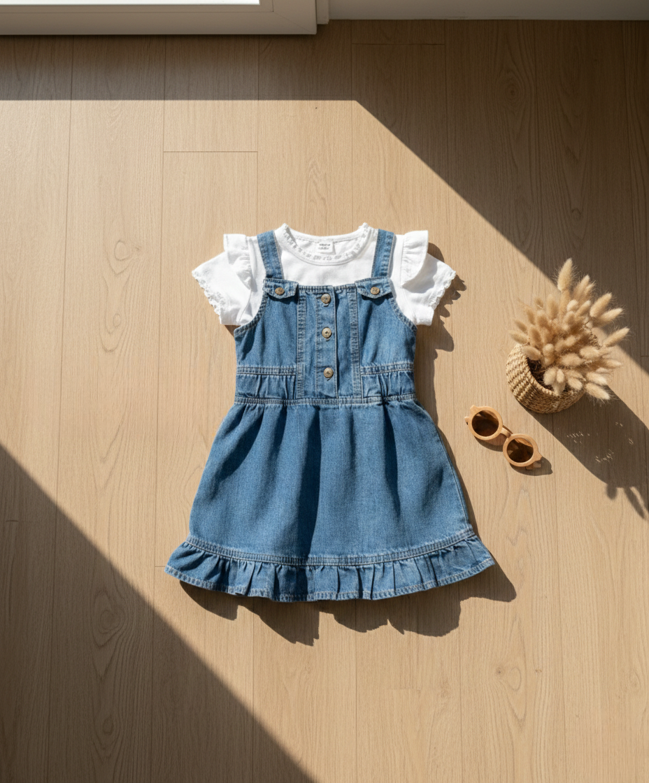 The Ruffle Pinafore Dress