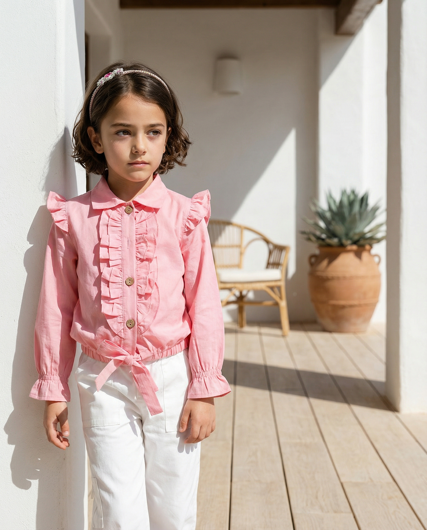 The Ruffle Bow Shirt