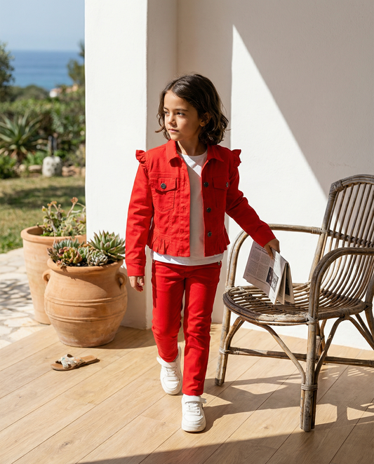 The Ruffle Utility Jacket