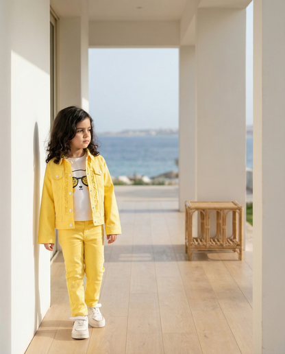 The Placket Ruffle Jacket