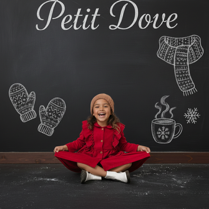 The Flutter Sleeve Fleece Dress