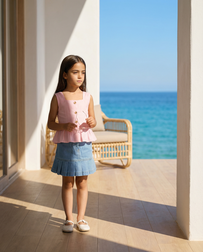 The Pleat Play Skirt