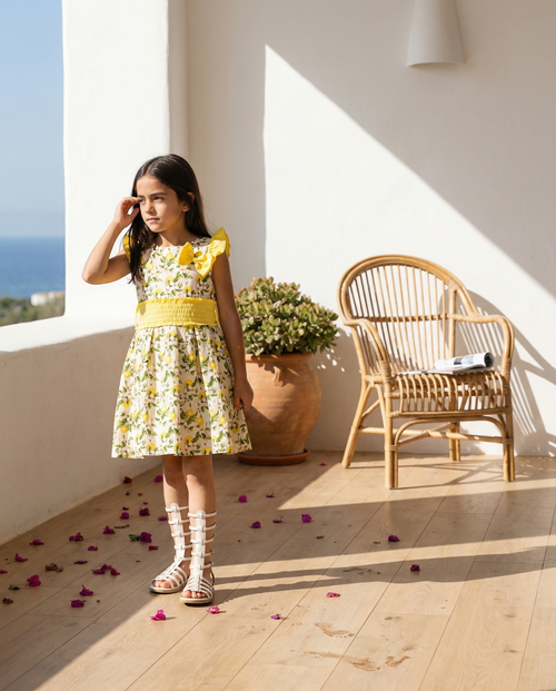 The Citrus Bow Dress