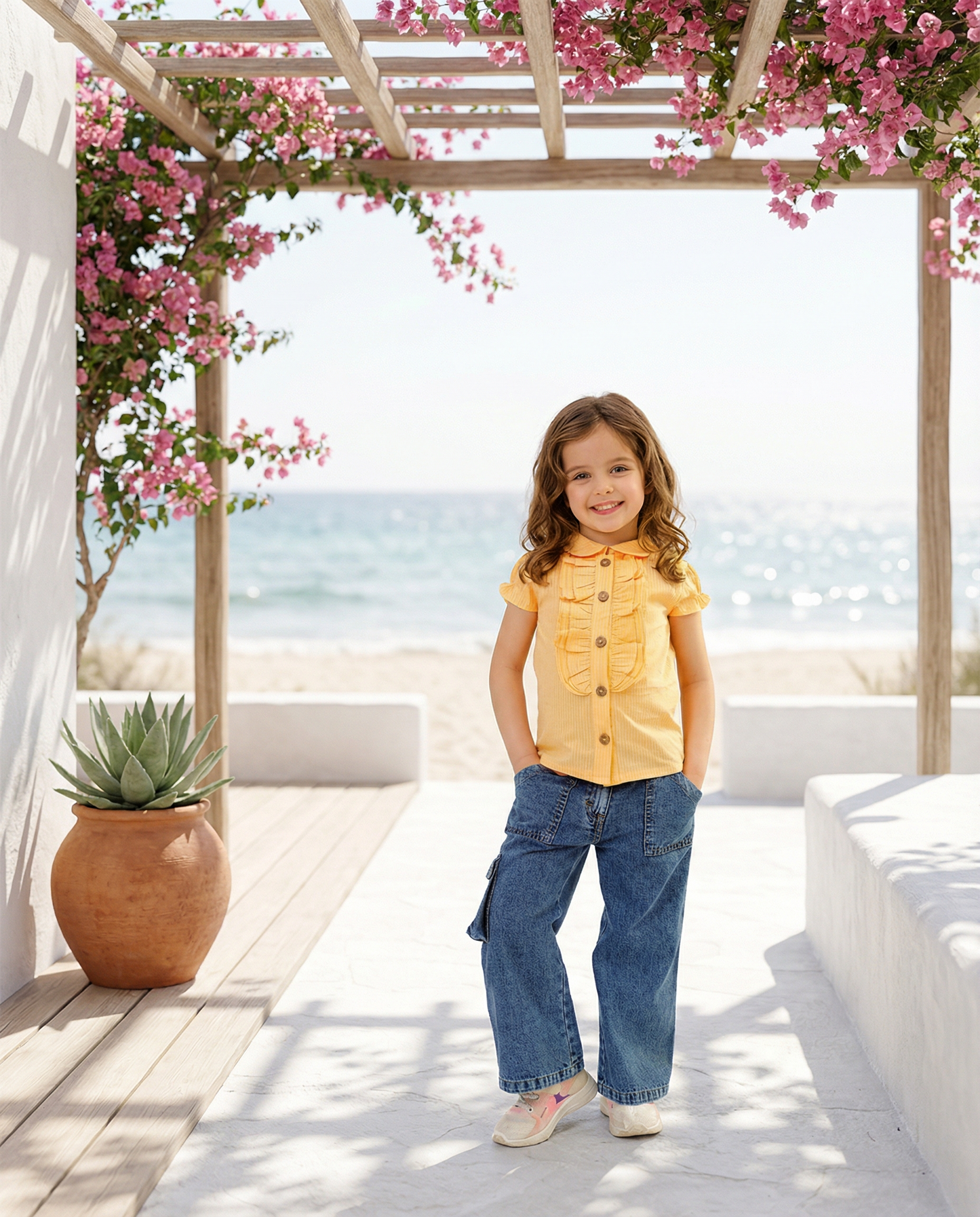 The Flutter Collar Blouse