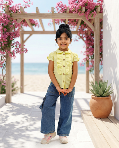 The Flutter Collar Blouse