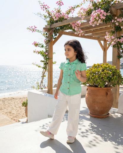 The Flutter Collar Blouse