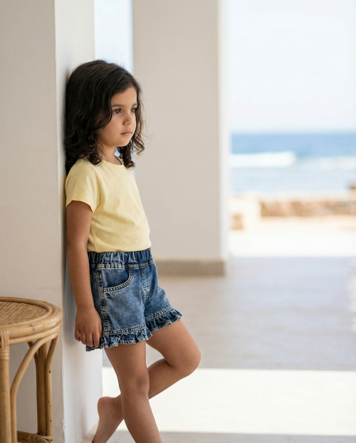 The Flutter Denim Shorts